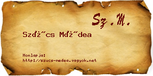 Szűcs Médea névjegykártya
